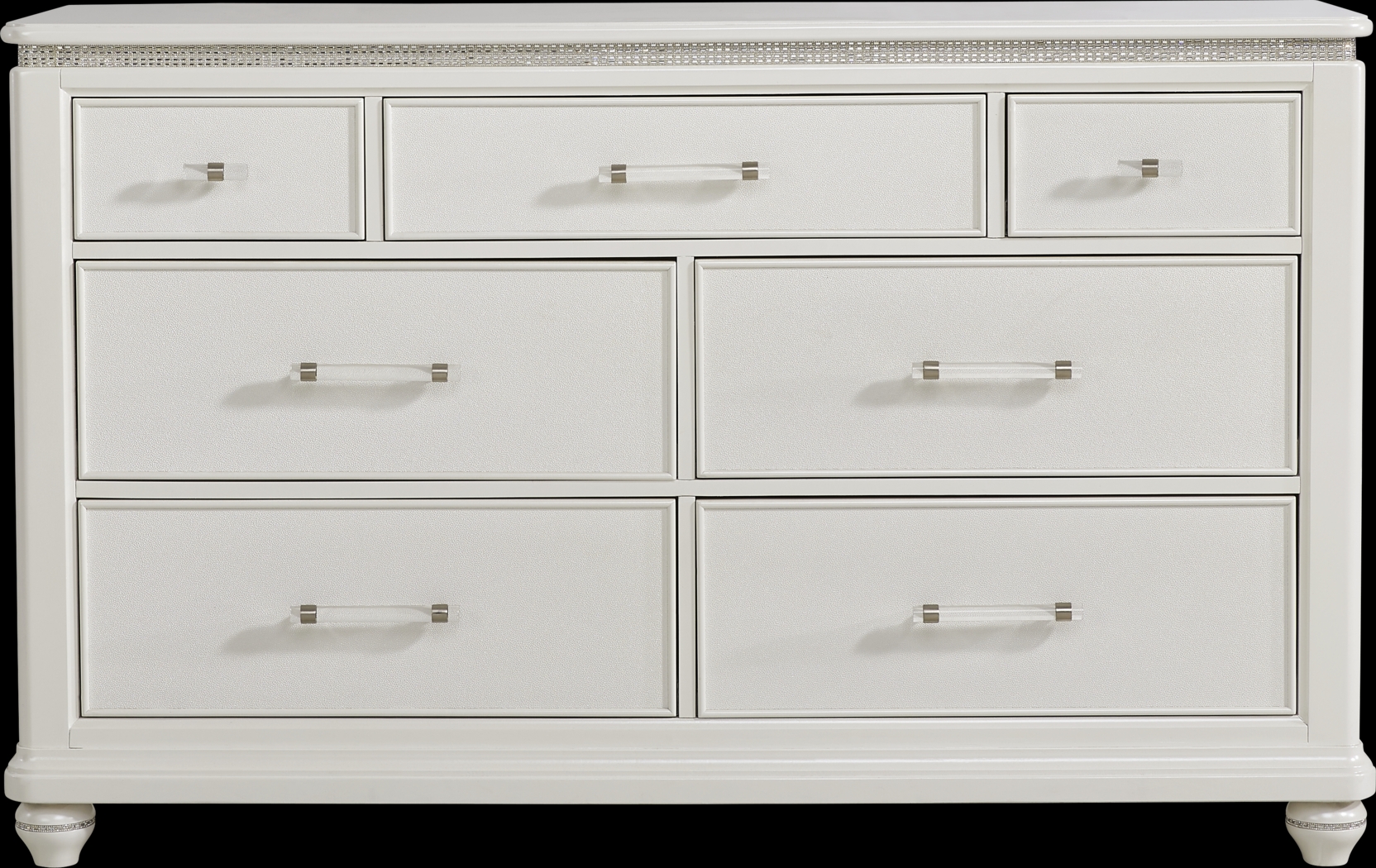 Starlet Lane White 8 Pc King Bedroom - Thumbnail - Image 6