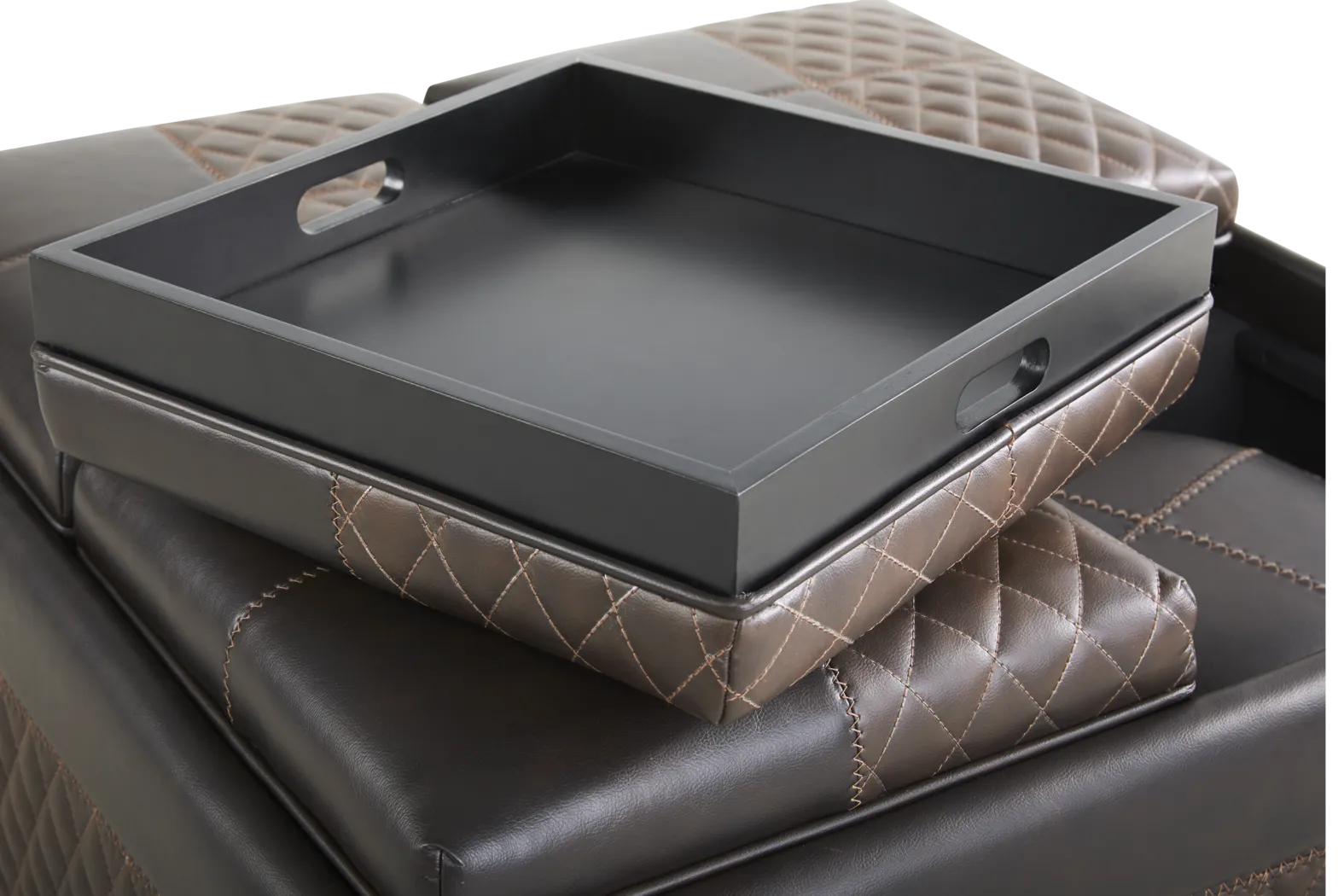Starline Road Brown Storage Ottoman - Image 5