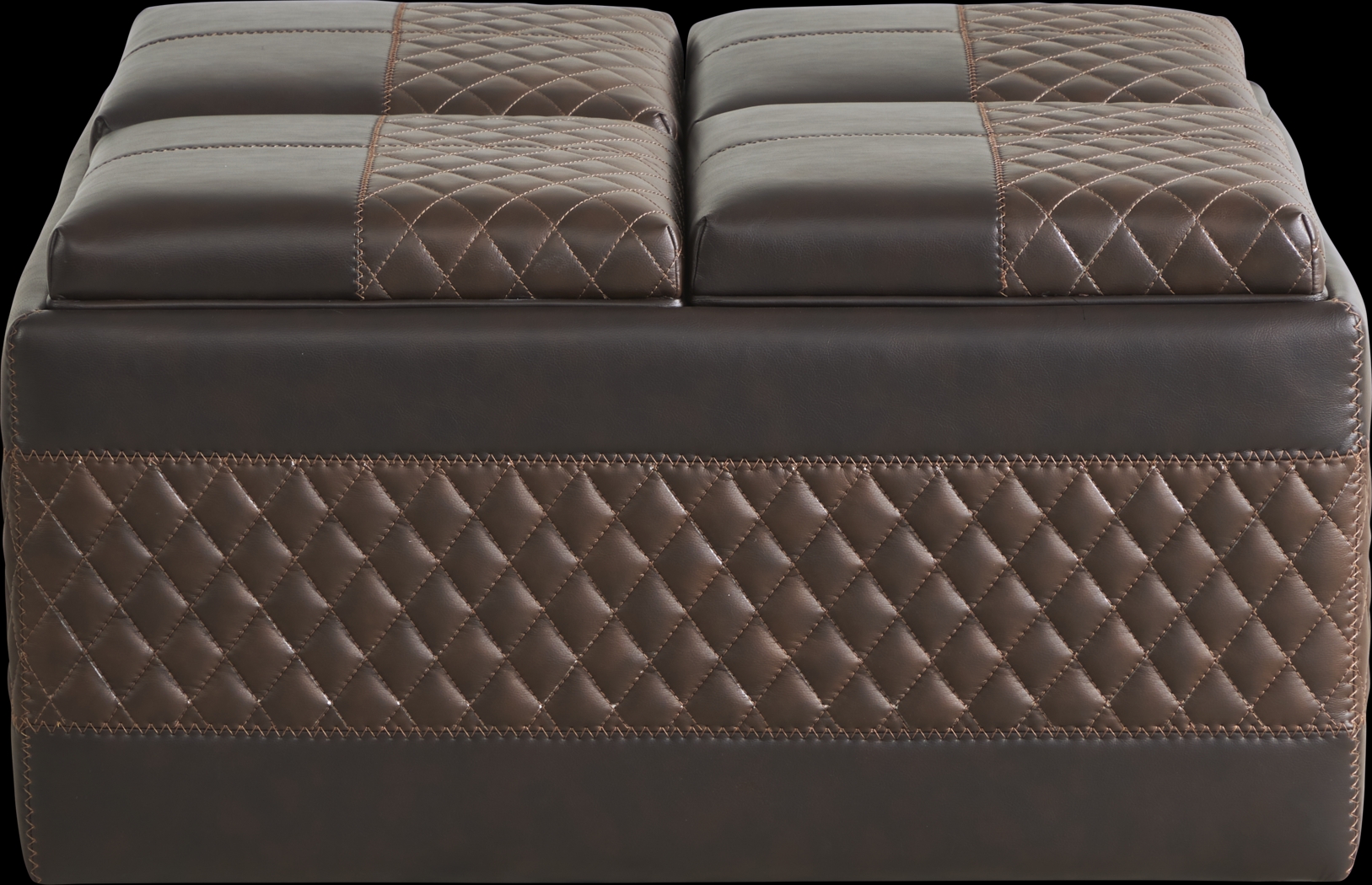 Starline Road Brown Storage Ottoman - Thumbnail - Image 1