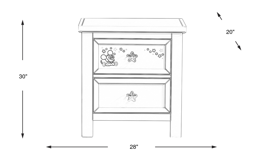Dimension Image. Please refer to the Dimension Tab on this page for dimension details.