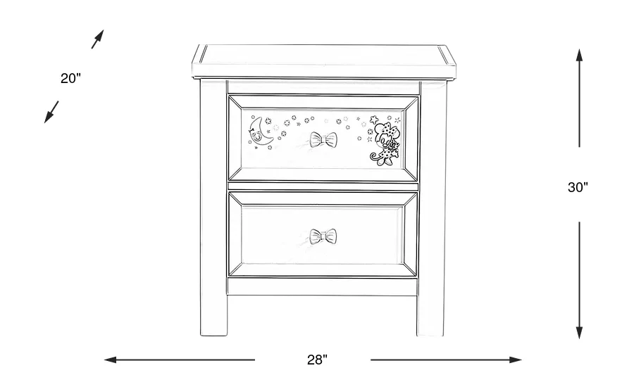 Dimension Image. Please refer to the Dimension Tab on this page for dimension details.
