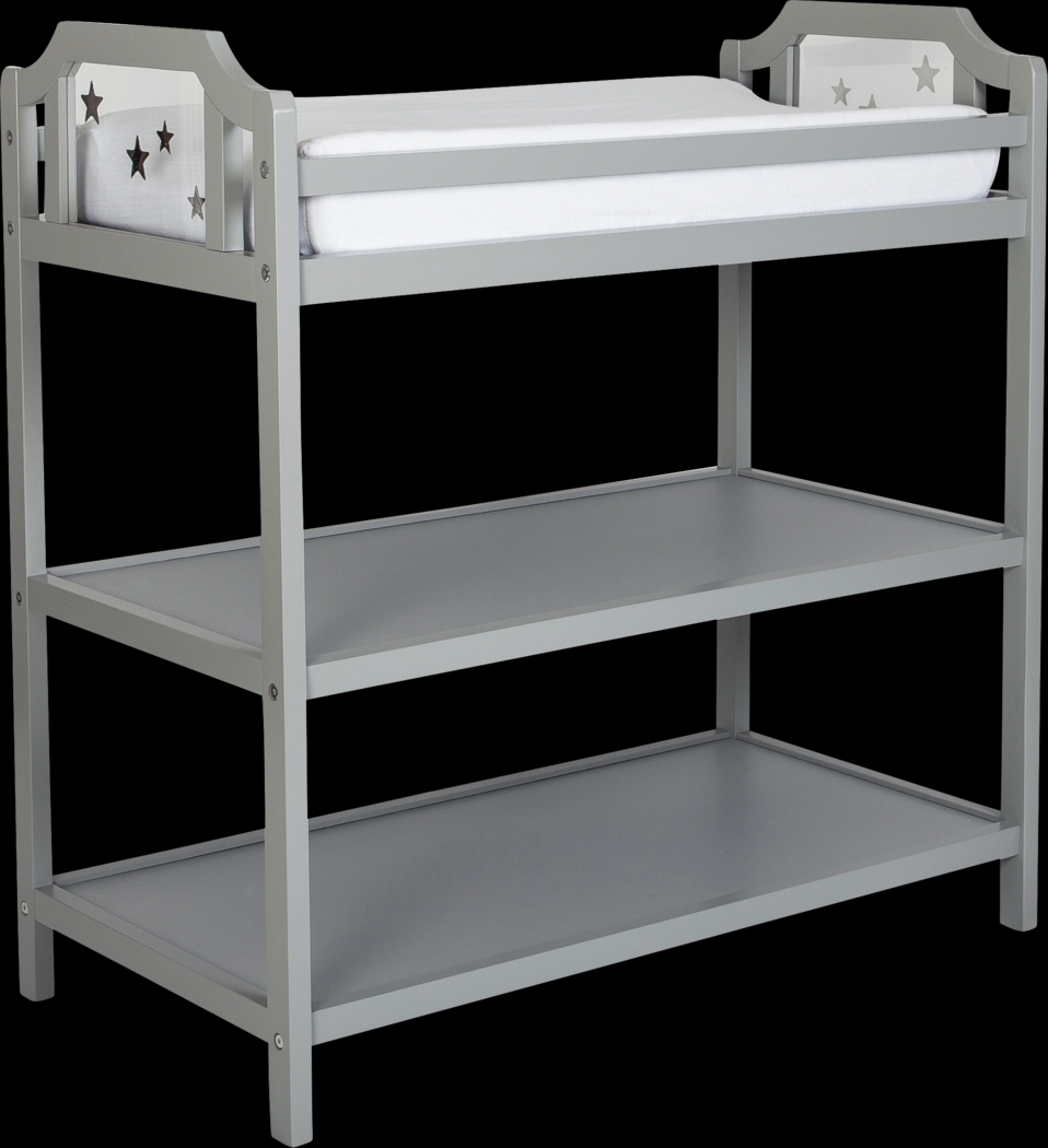 Kids Starry Grove Light Gray Changing Table - Thumbnail - Image 1