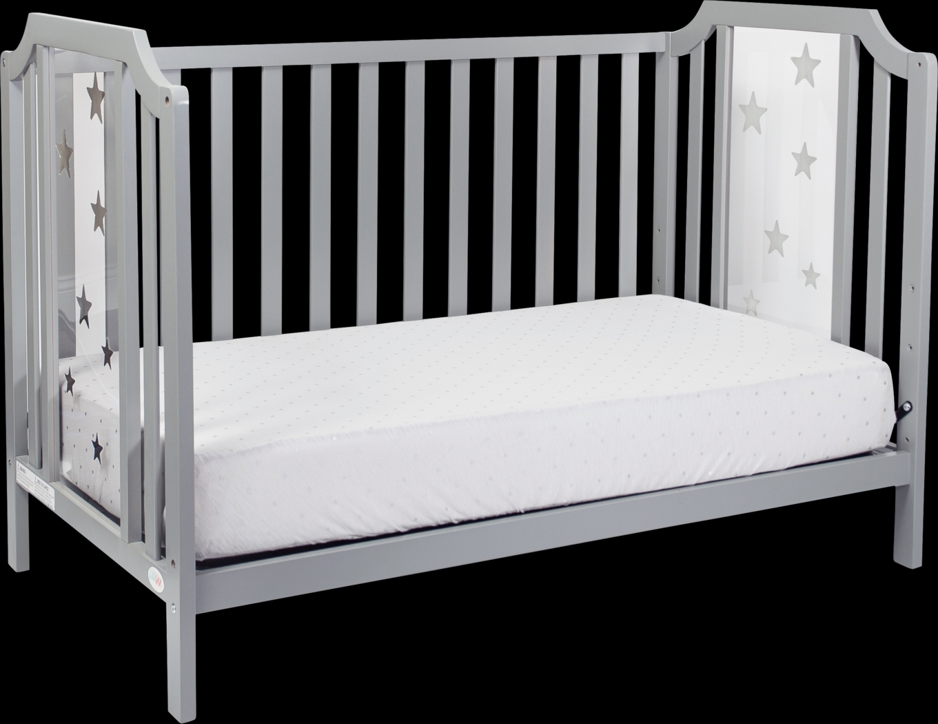 Kids Starry Grove Light Gray Convertible Crib - Thumbnail - Image 6