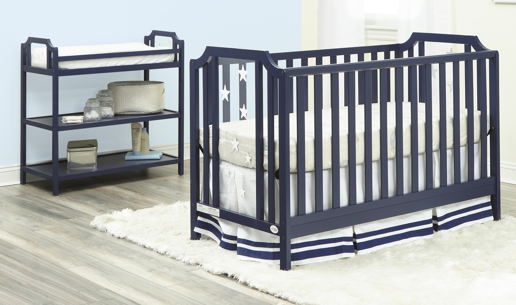 Kids Starry Grove Navy Changing Table - Thumbnail - Image 2
