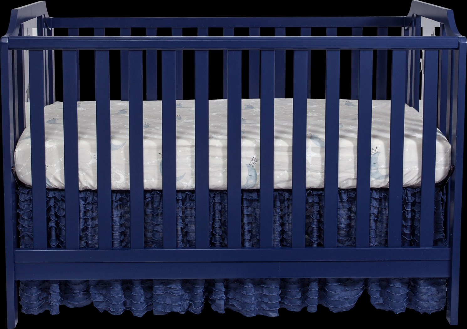 Kids Starry Grove Navy Convertible Crib - Thumbnail - Image 3