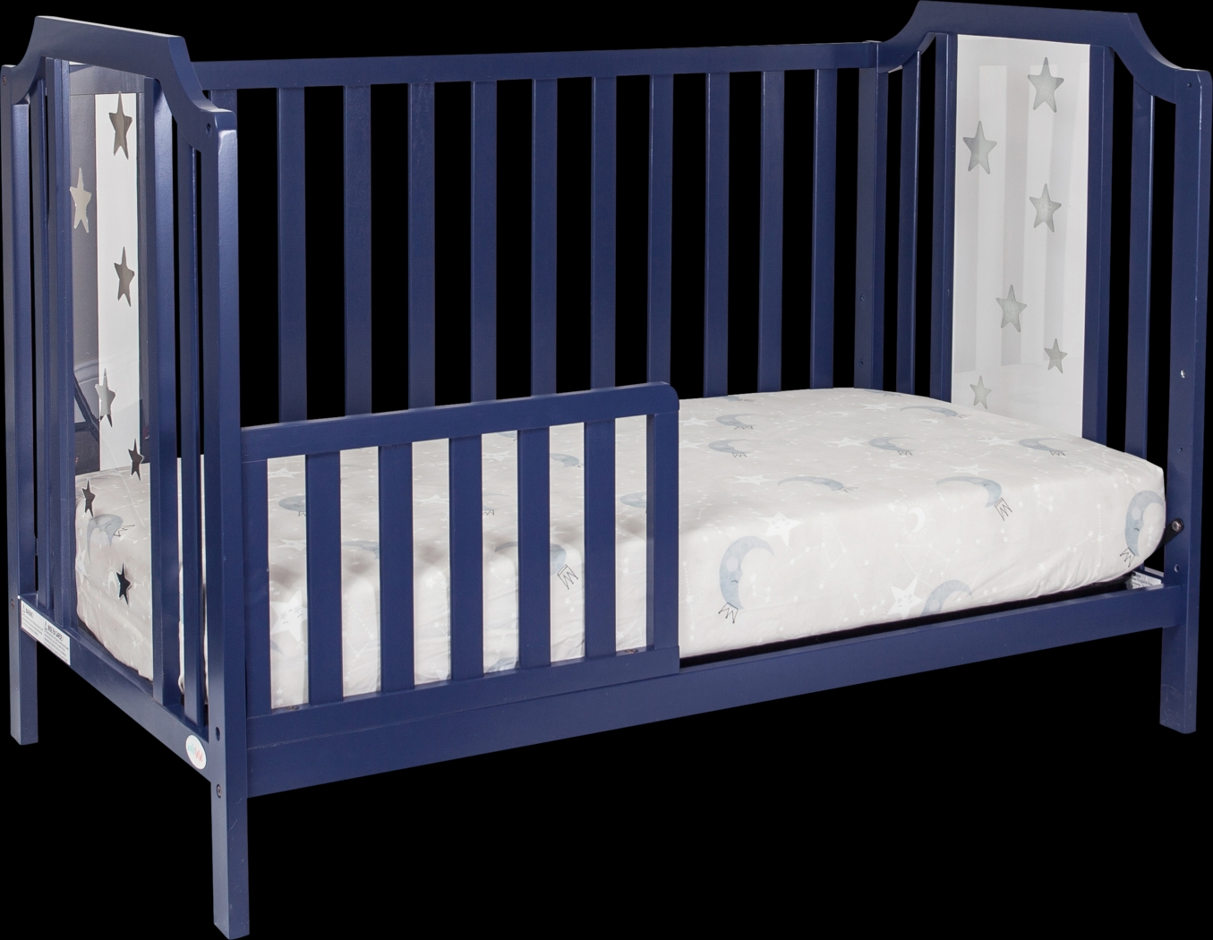 Kids Starry Grove Navy Convertible Crib - Thumbnail - Image 4