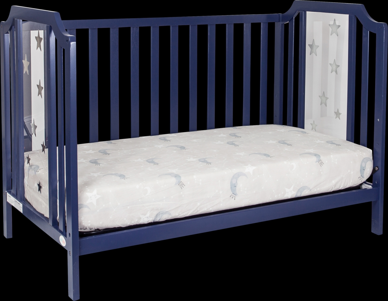 Kids Starry Grove Navy Convertible Crib - Thumbnail - Image 6