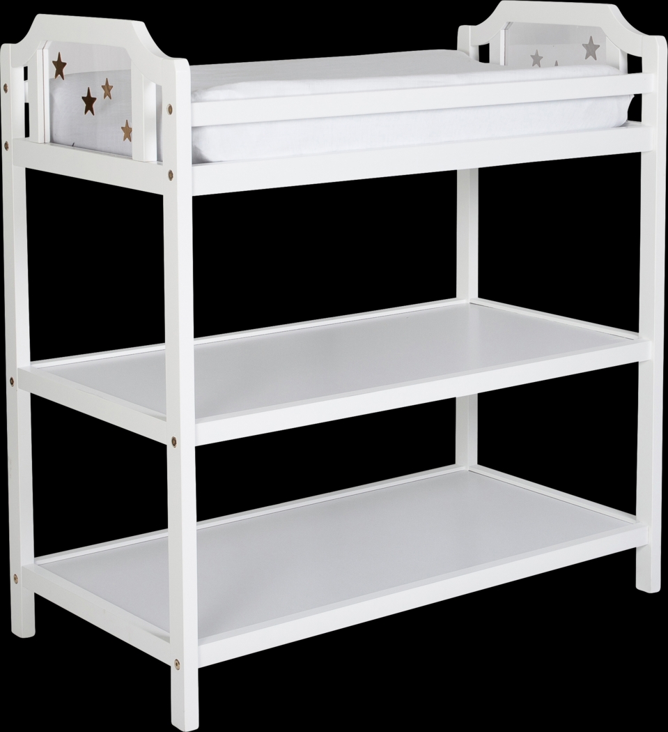 Kids Starry Grove White Changing Table - Thumbnail - Image 1