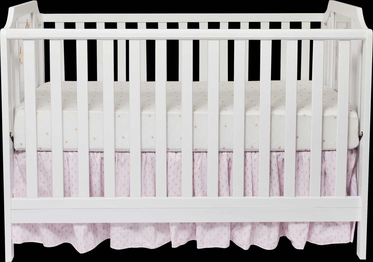 Starry Grove White Convertible Crib - Thumbnail - Image 3