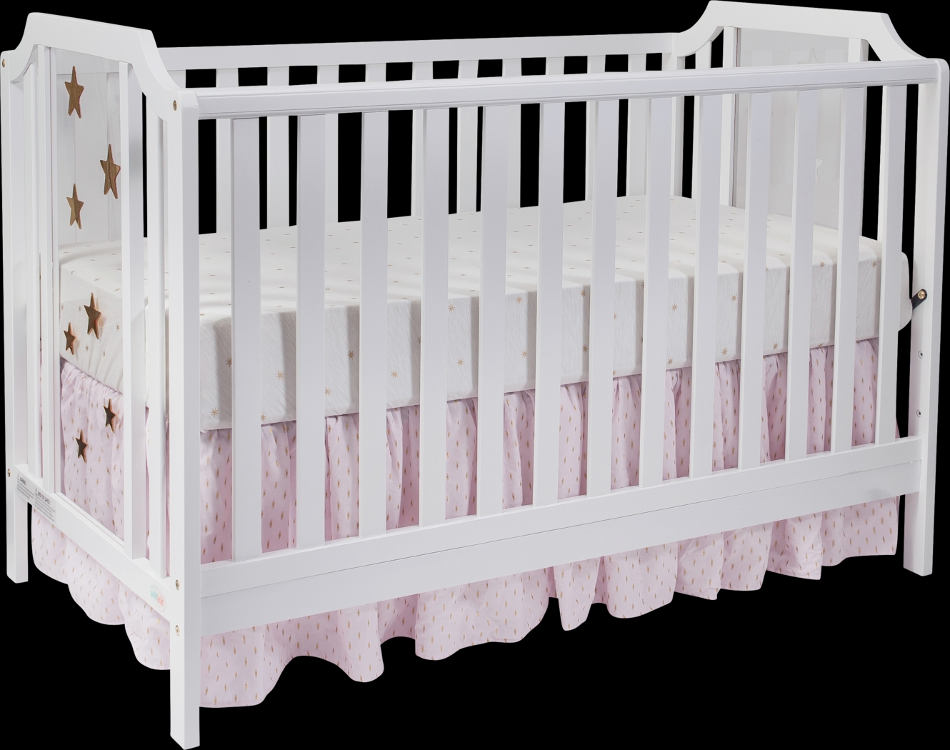 Starry Grove White Convertible Crib - Thumbnail - Image 1