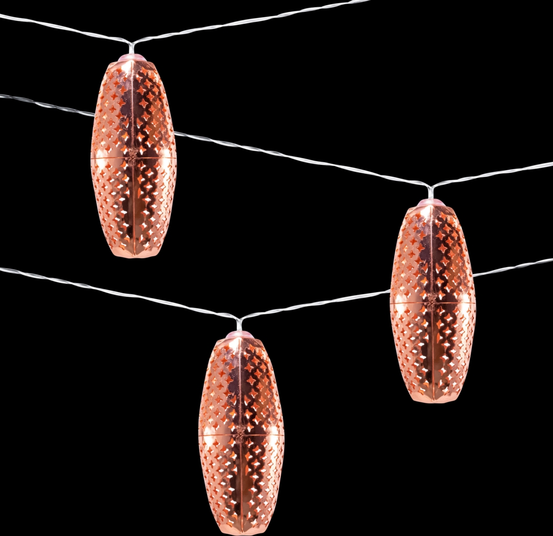 Starry Notes Copper Outdoor Solar String Lights - Thumbnail - Image 1