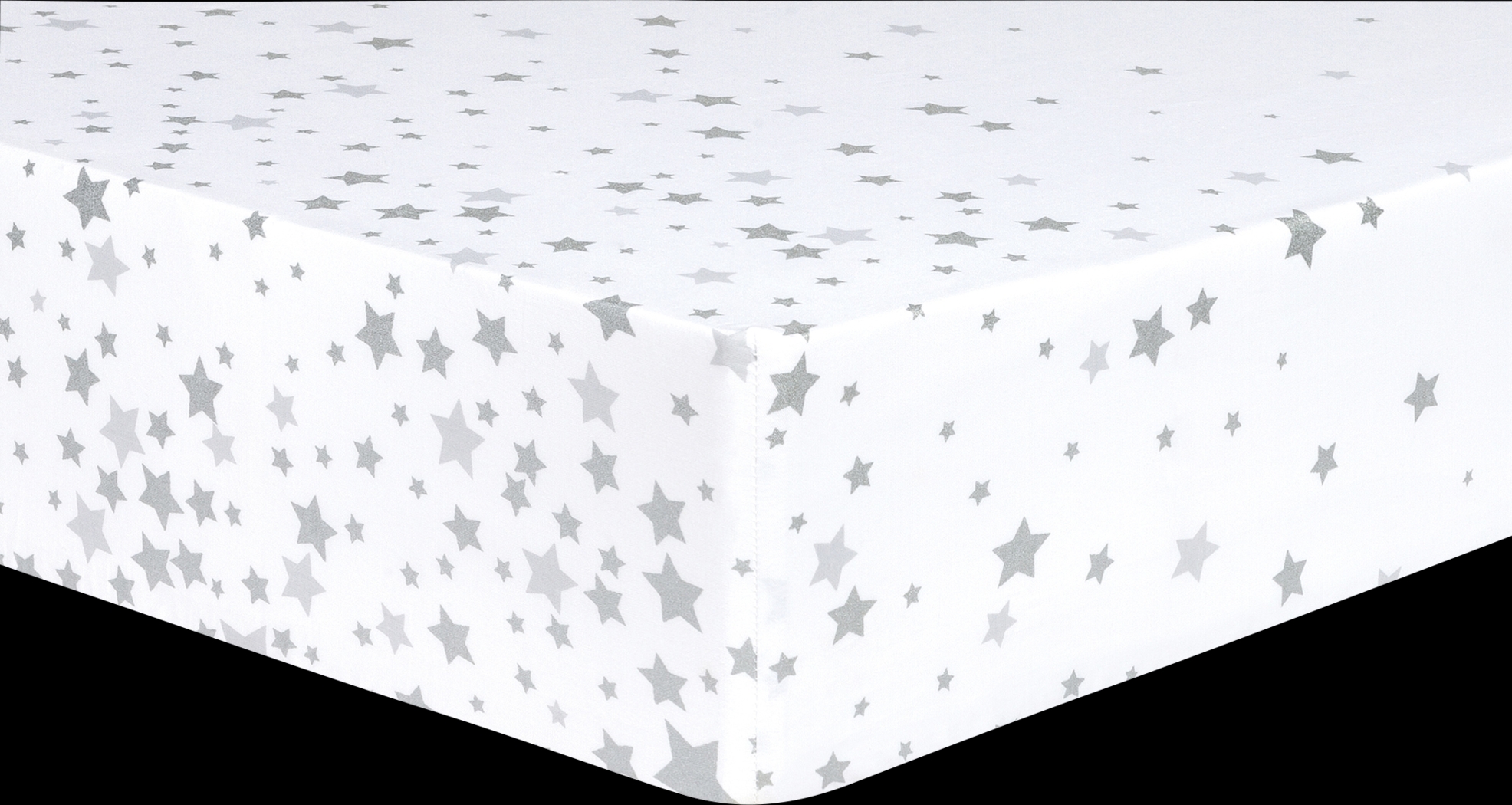 Starry Slumbers Gray 3 Pc Baby Bedding Set - Thumbnail - Image 3