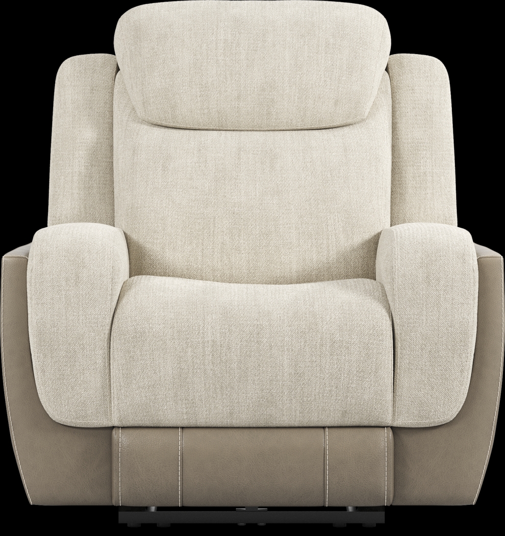 State Street Beige 8 Pc Living Room with Dual Power Reclining Sofa - Thumbnail - Image 15