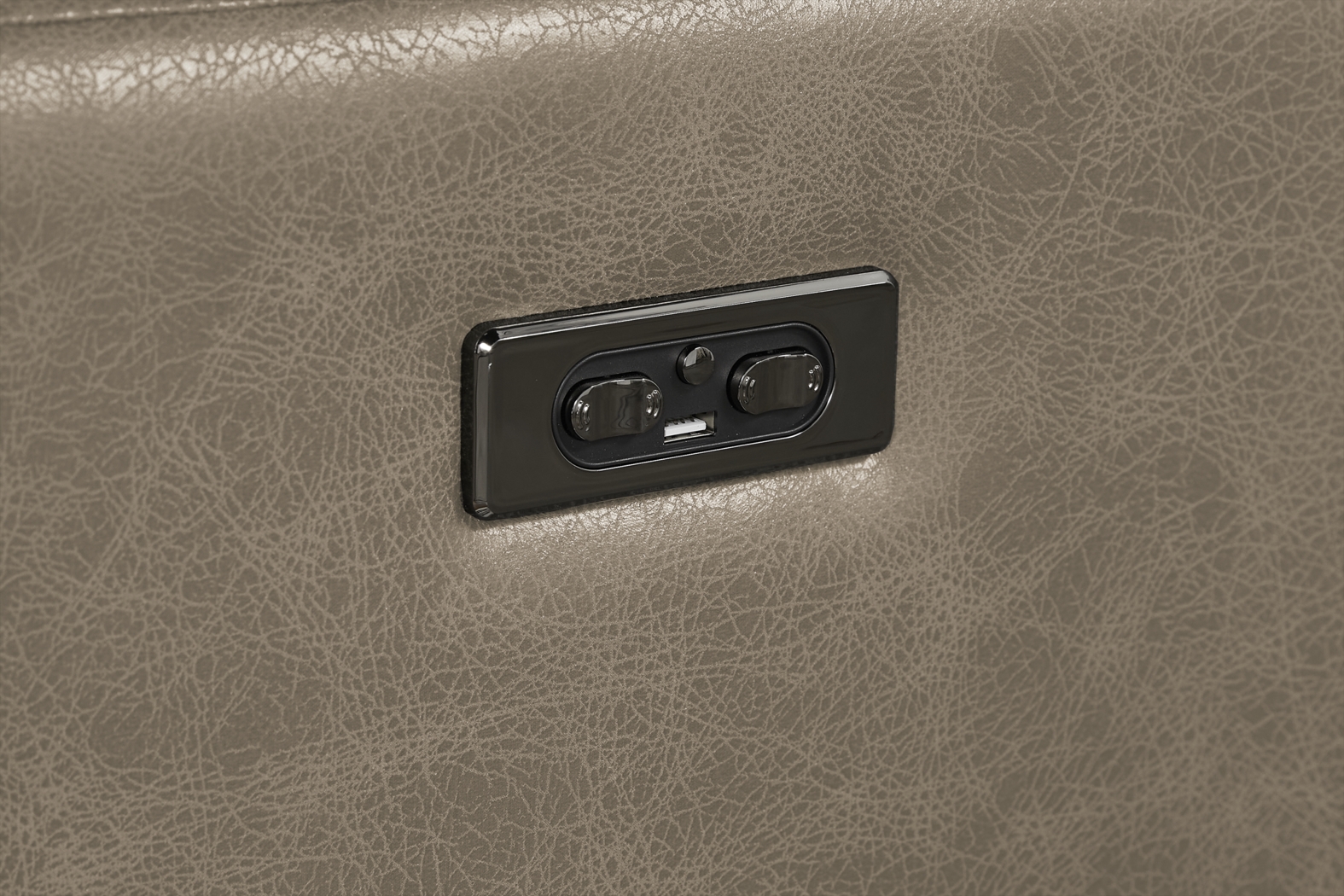 State Street Beige 7 Pc Dual Power Reclining Living Room - Thumbnail - Image 5