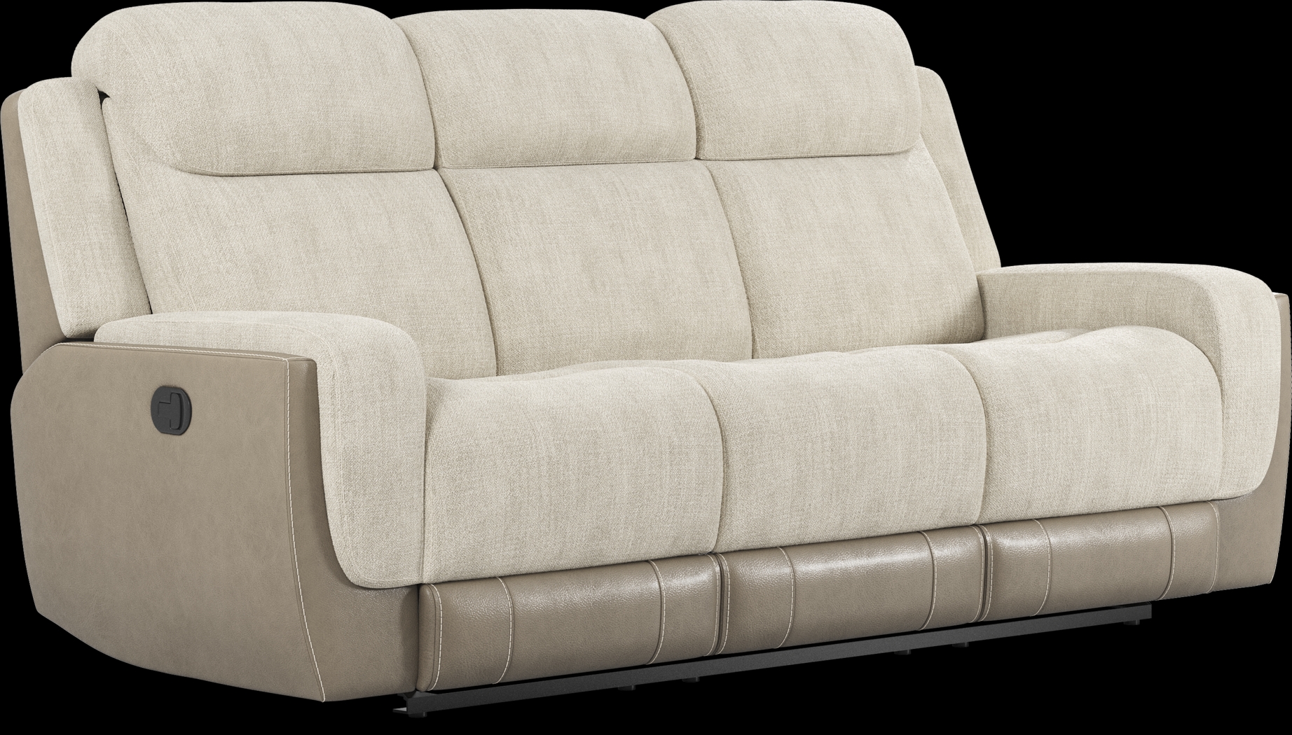 State Street Beige 5 Pc Living Room with Reclining Sofa - Thumbnail - Image 3