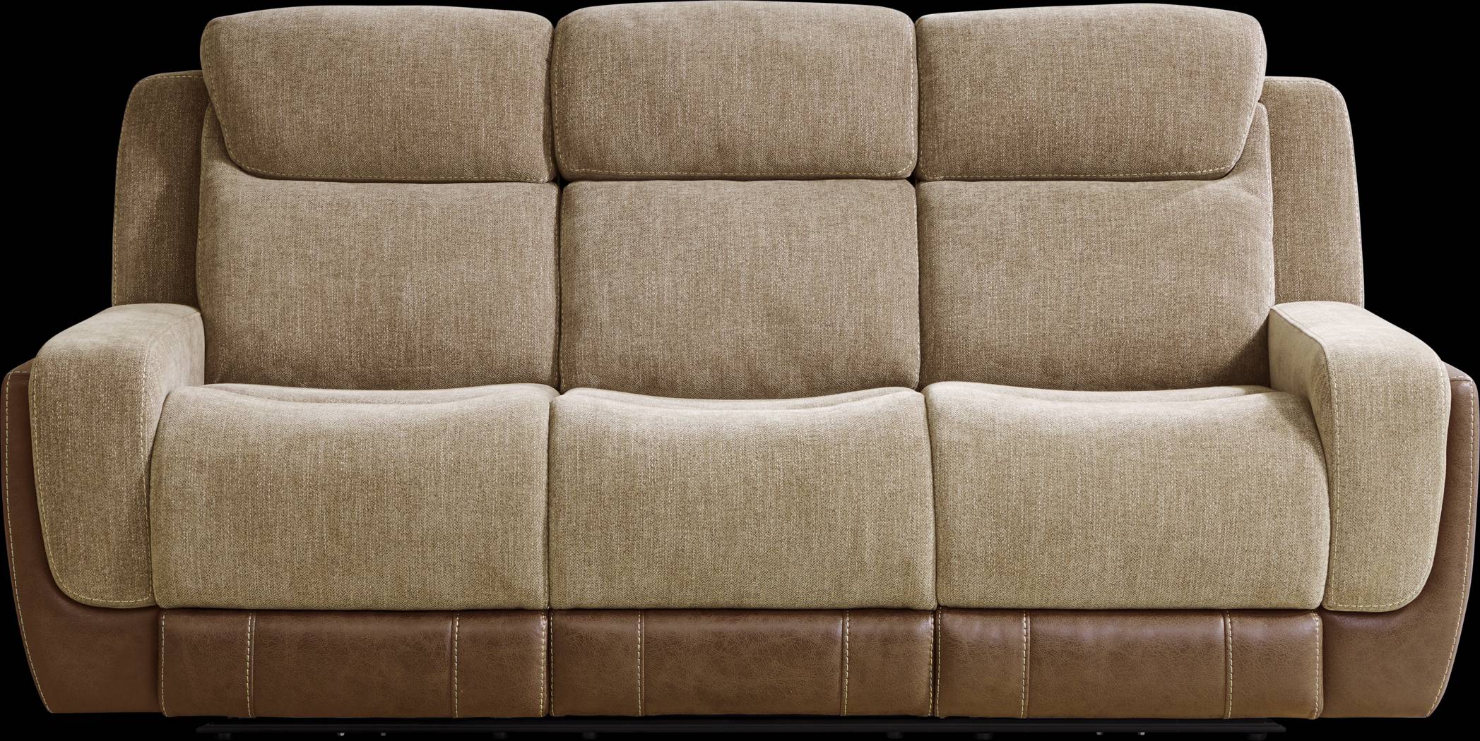 State Street Camel 2 Pc Living Room with Dual Power Reclining Sofa - Thumbnail - Image 3