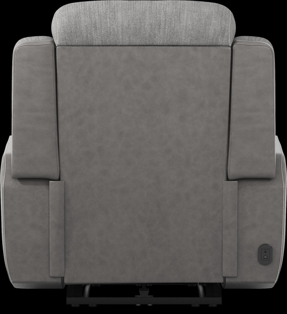 State Street Gray 8 Pc Dual Power Reclining Living Room - Thumbnail - Image 20