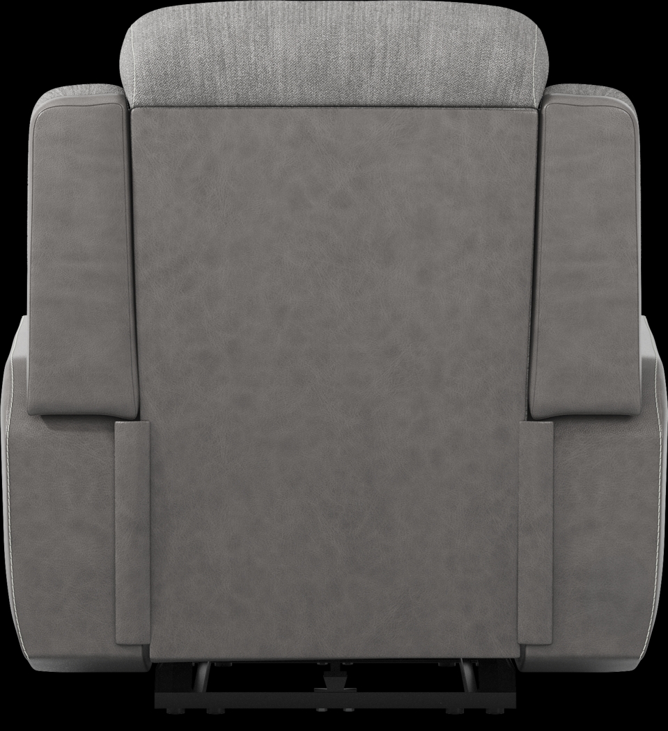 State Street Gray Recliner - Thumbnail - Image 3