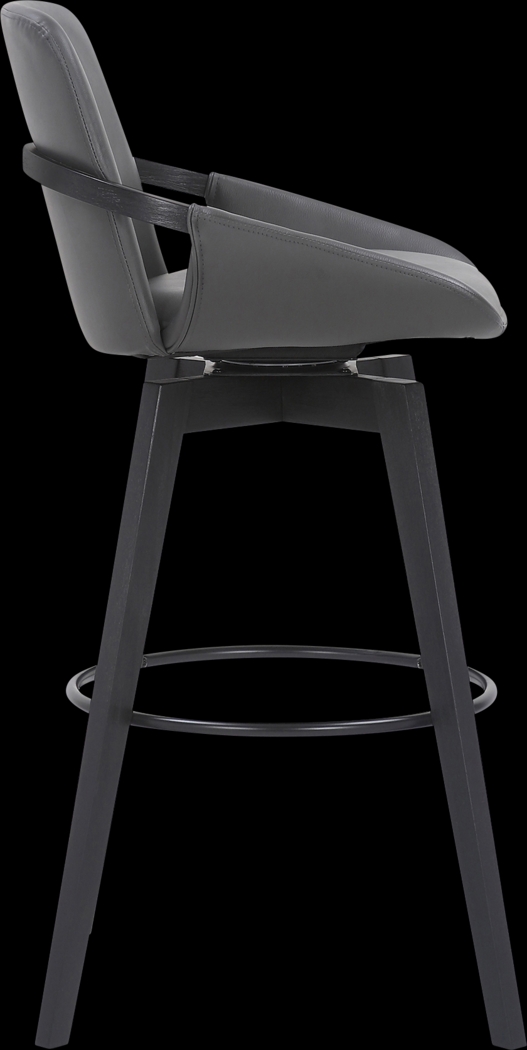 Statistreet Gray Swivel Barstool - Thumbnail - Image 4