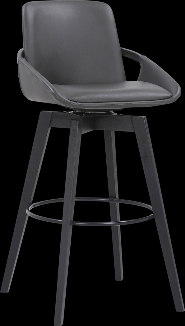 Statistreet Gray Swivel Barstool - Thumbnail - Image 1