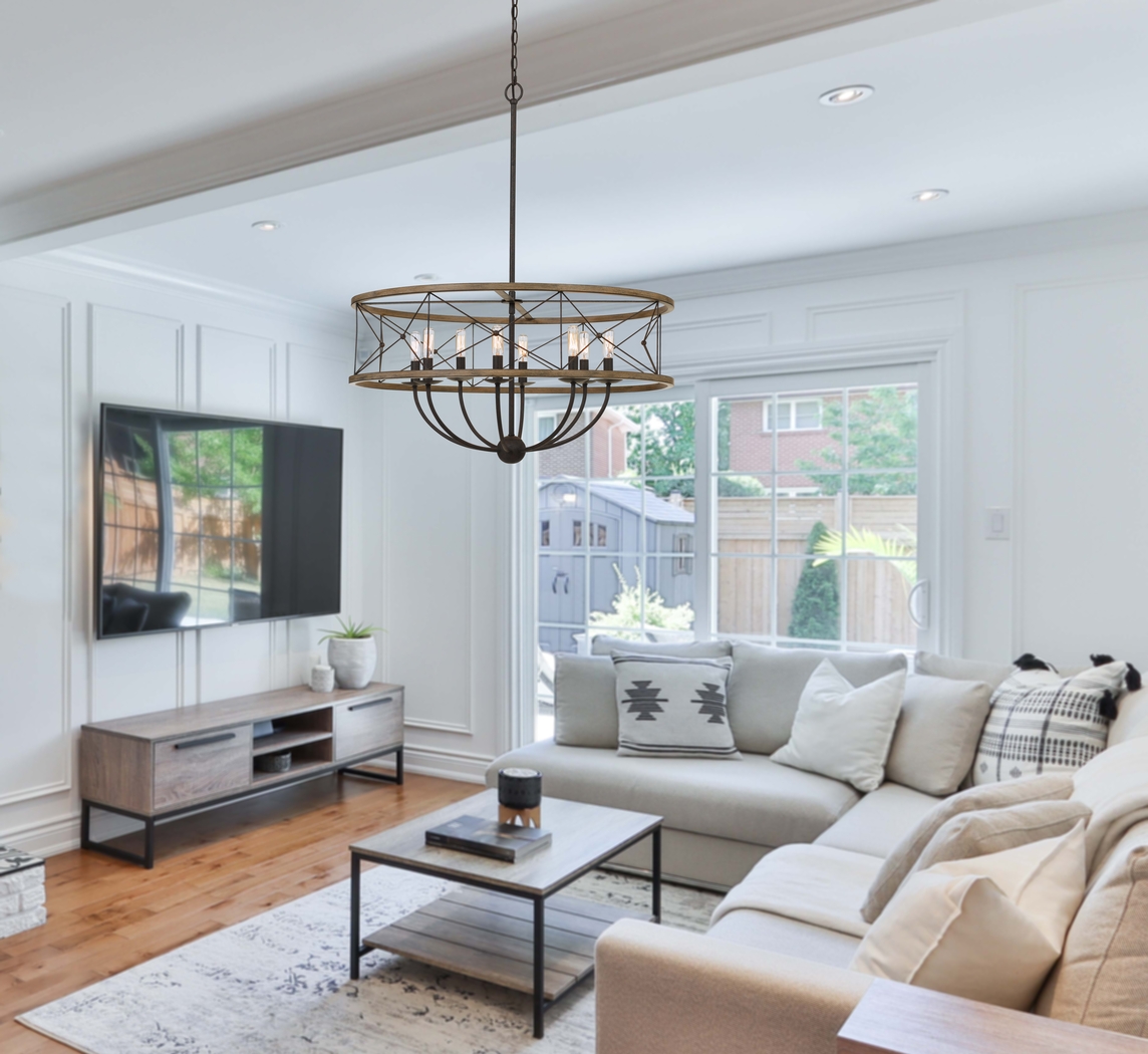 Stauffer Lane Wood Chandelier - Thumbnail - Image 3