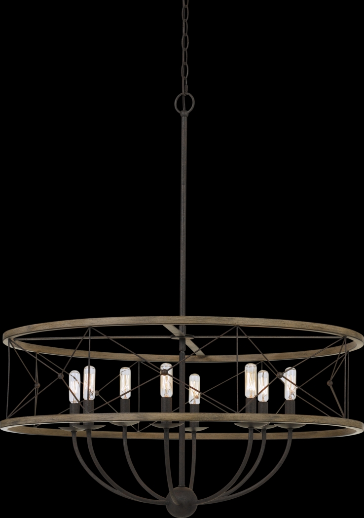 Stauffer Lane Wood Chandelier - Thumbnail - Image 1