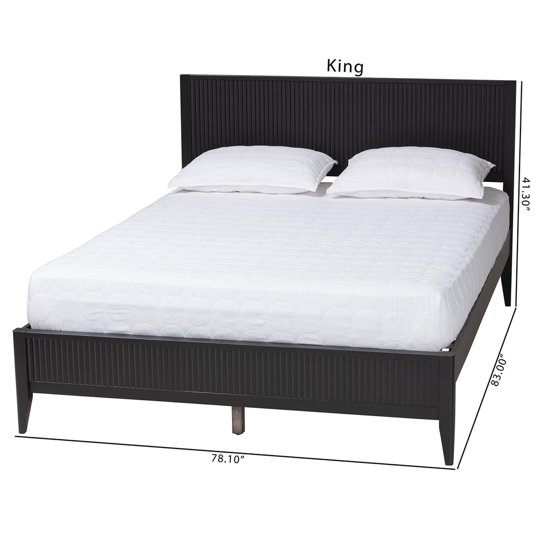 Steagall Black King Bed - Thumbnail - Image 2