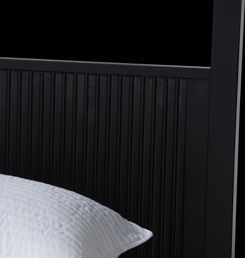 Steagall Black King Canopy Bed - Thumbnail - Image 5