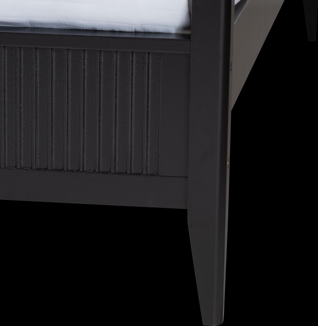 Steagall Black King Canopy Bed - Thumbnail - Image 6
