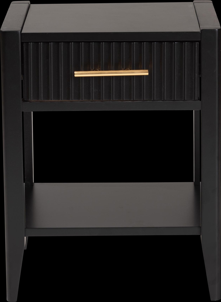 Steagall Black Nightstand - Thumbnail - Image 5