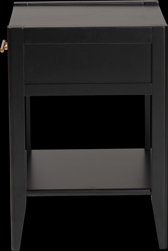 Steagall Black Nightstand - Thumbnail - Image 6