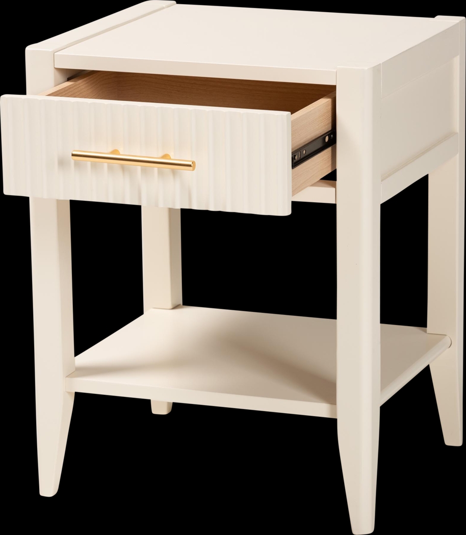 Steagall Ivory Nightstand - Thumbnail - Image 4