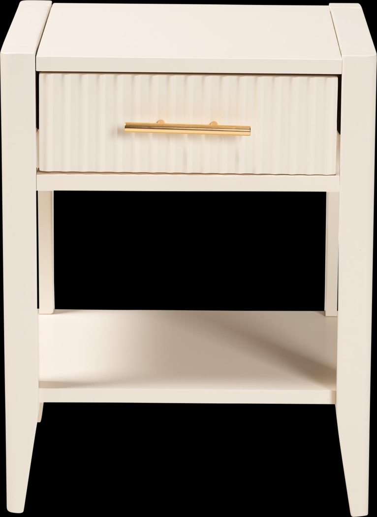 Steagall Ivory Nightstand - Thumbnail - Image 5