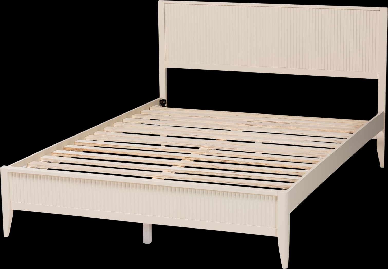 Steagall Ivory Queen Bed - Thumbnail - Image 4