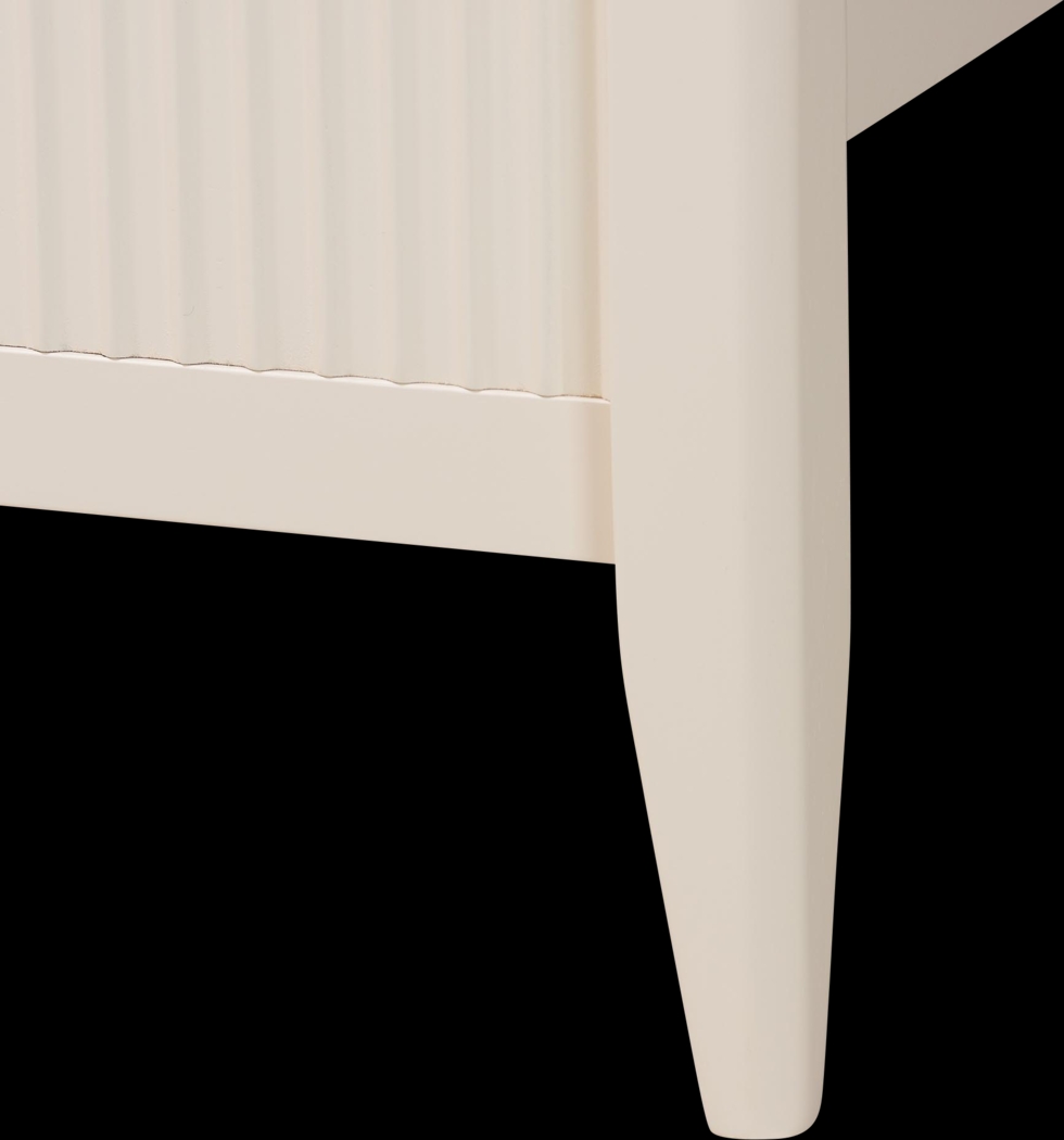 Steagall Ivory Queen Bed - Thumbnail - Image 6