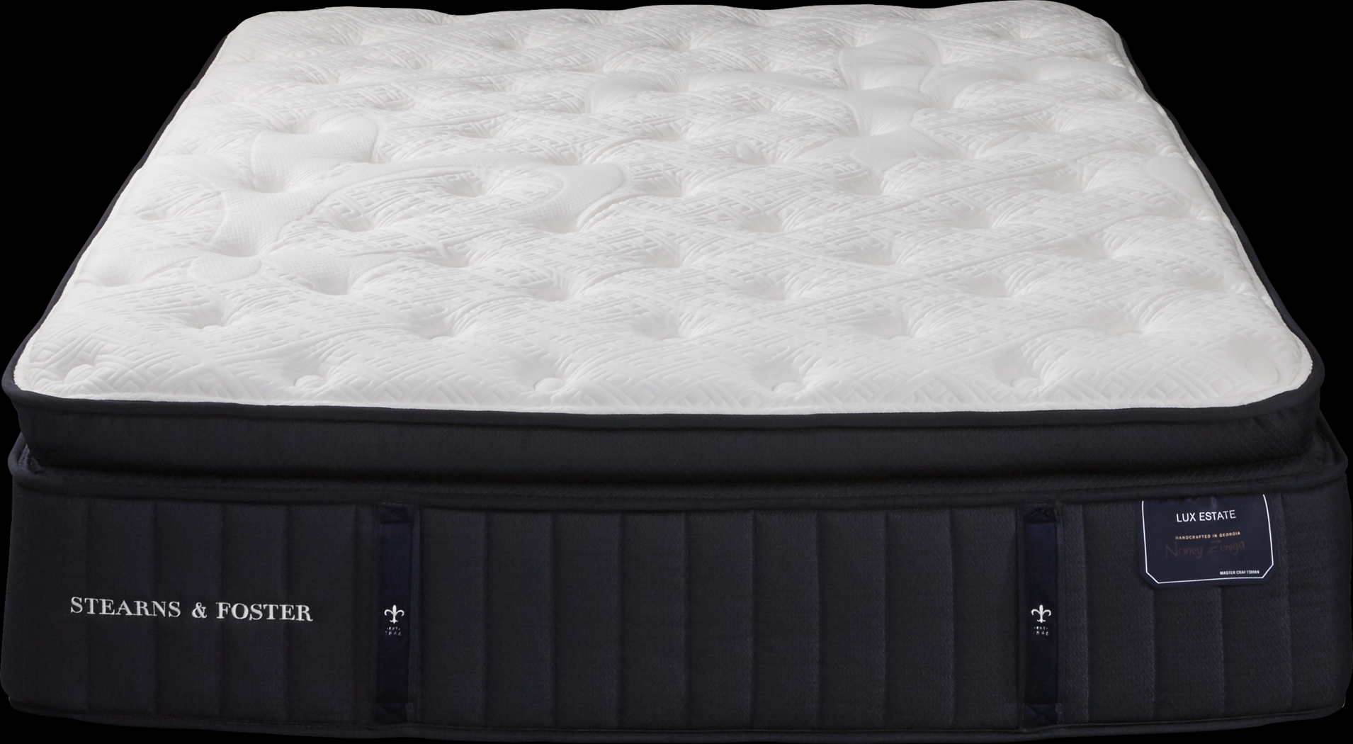 Stearns and Foster Cassatt Lux Extra Firm Euro Pillowtop King Mattress - Thumbnail - Image 2