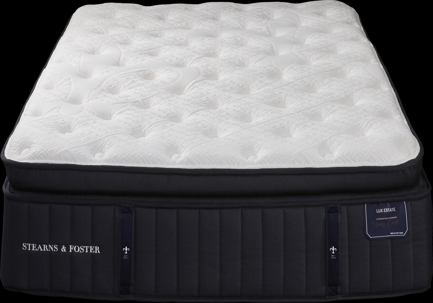 Stearns and Foster Cassatt Lux Extra Firm Euro Pillowtop Queen Mattress - Thumbnail - Image 2
