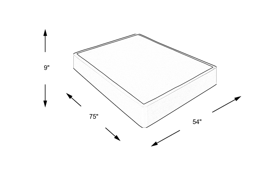 Dimension Image. Please refer to the Dimension Tab on this page for dimension details.