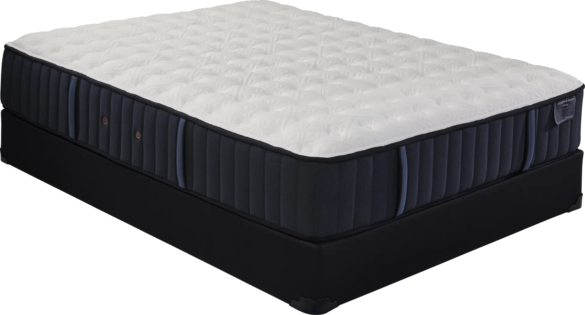 Stearns and Foster Hurston Cushion Firm Tight Top High Profile King Mattress Set - Thumbnail - Image 1