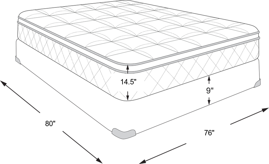 Dimension Image. Please refer to the Dimension Tab on this page for dimension details.