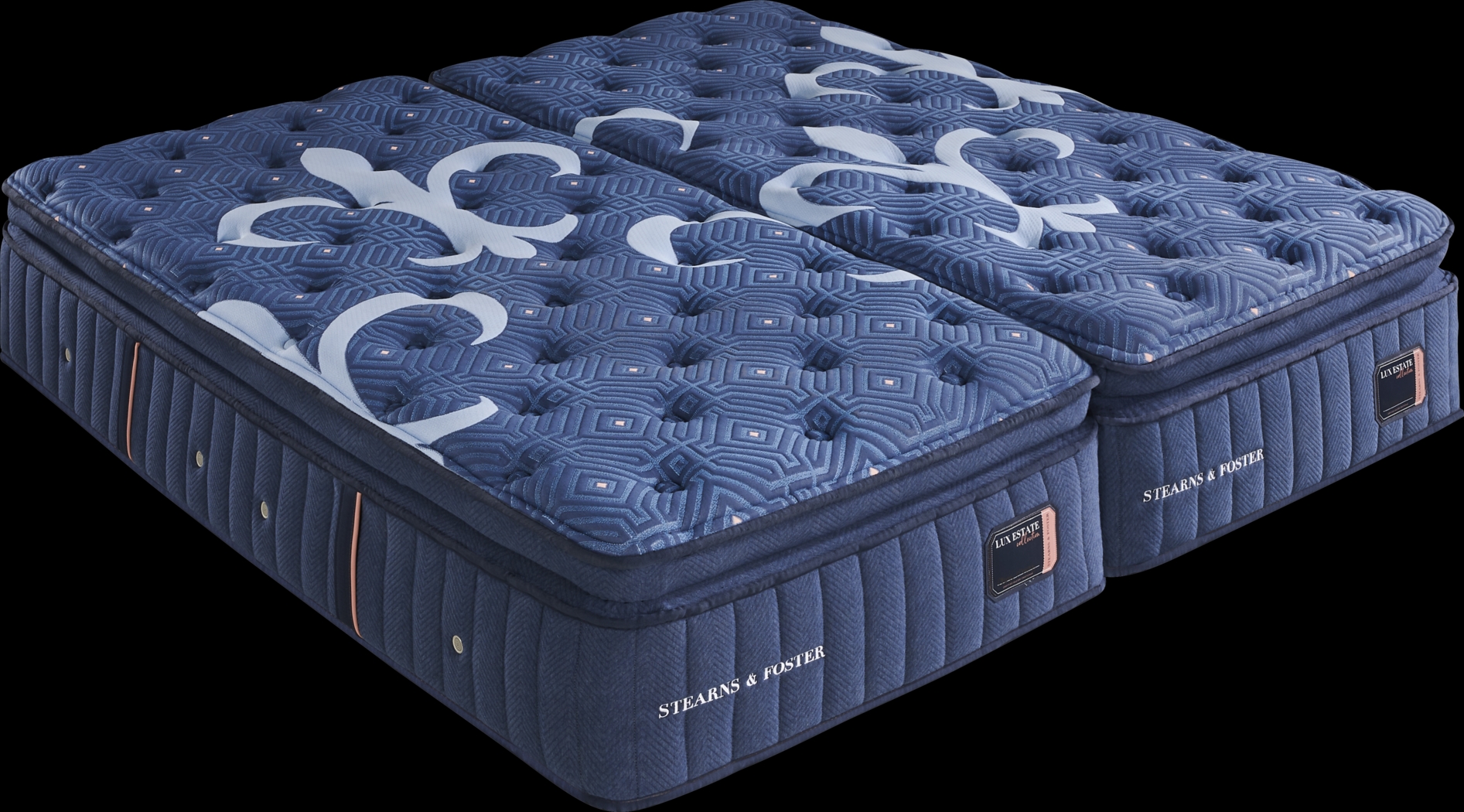 Stearns and Foster Lux Estate Medium Pillow Top Split King Mattress (2 TWXL) - Thumbnail - Image 1