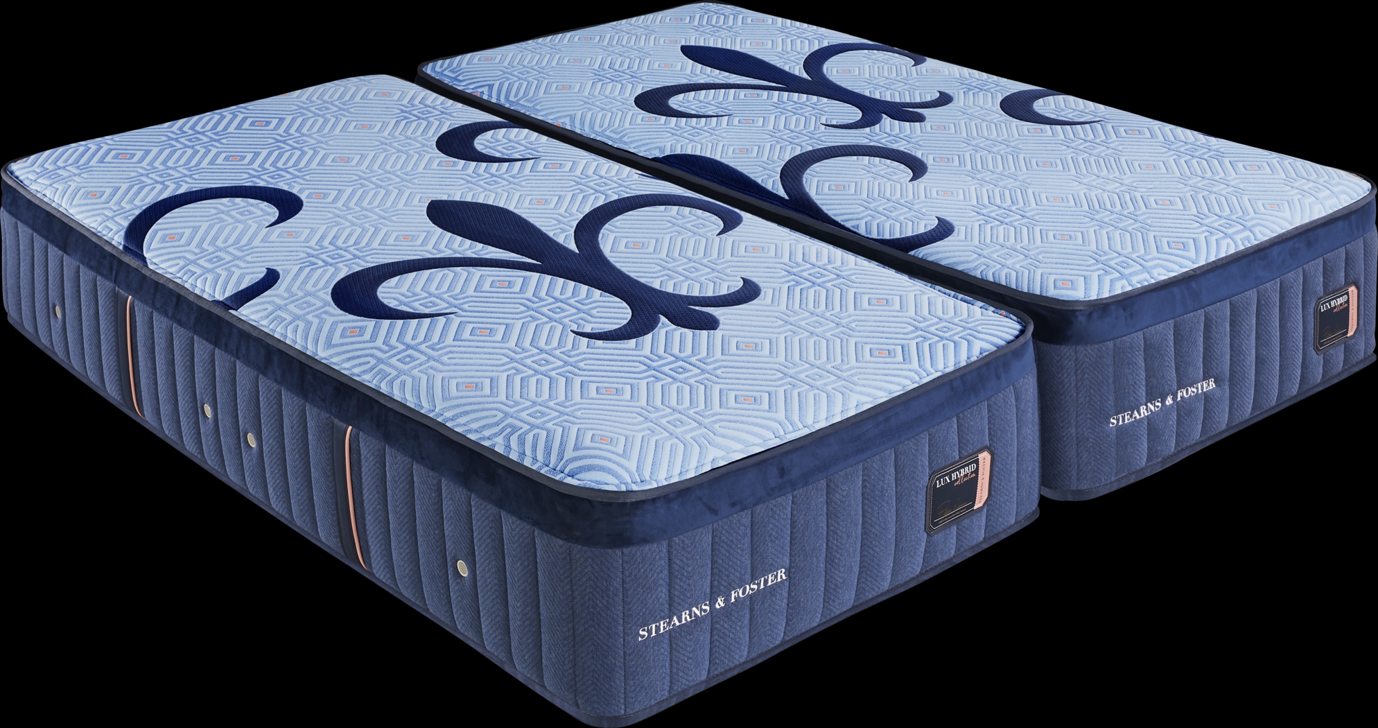 Stearns and Foster Lux Hybrid Soft Split King Mattress (2 TWXL) - Thumbnail - Image 1