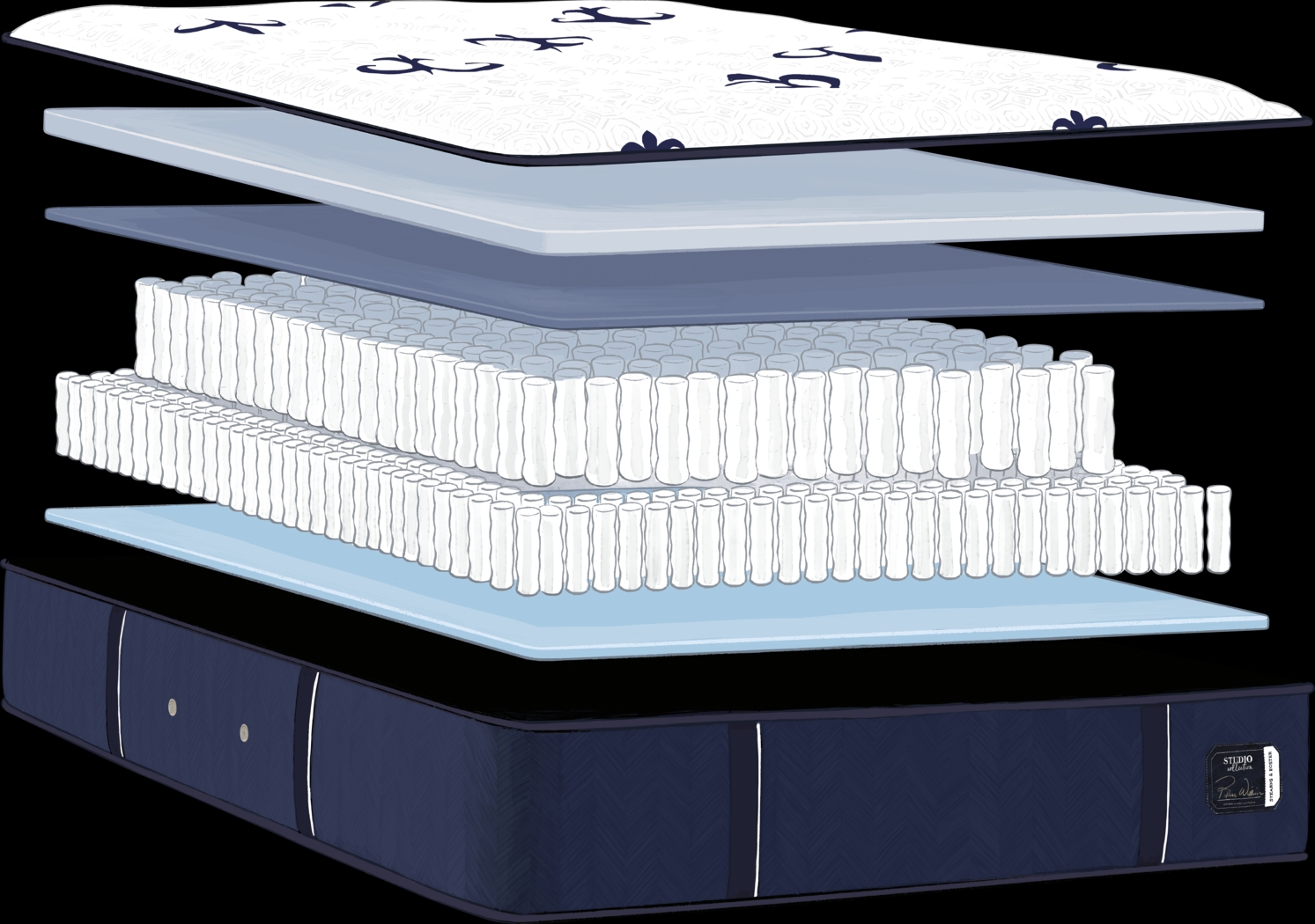 Stearns and Foster Studio Medium Tight Top Twin XL Mattress - Thumbnail - Image 3