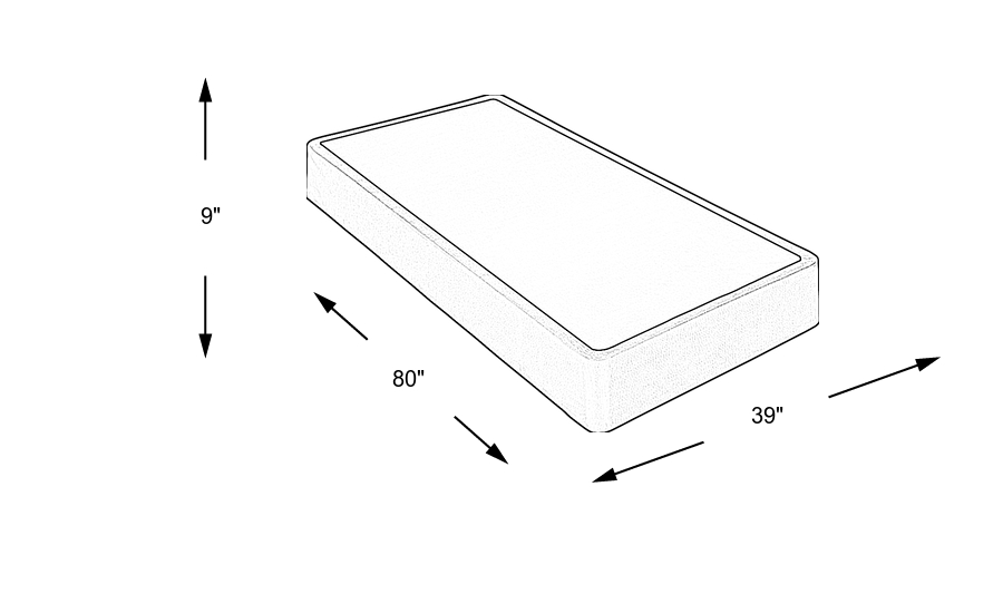 Dimension Image. Please refer to the Dimension Tab on this page for dimension details.