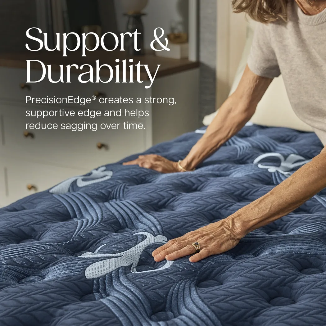Stearns & Foster Estate Firm II King Mattress with Head Up Only Base - Image 5