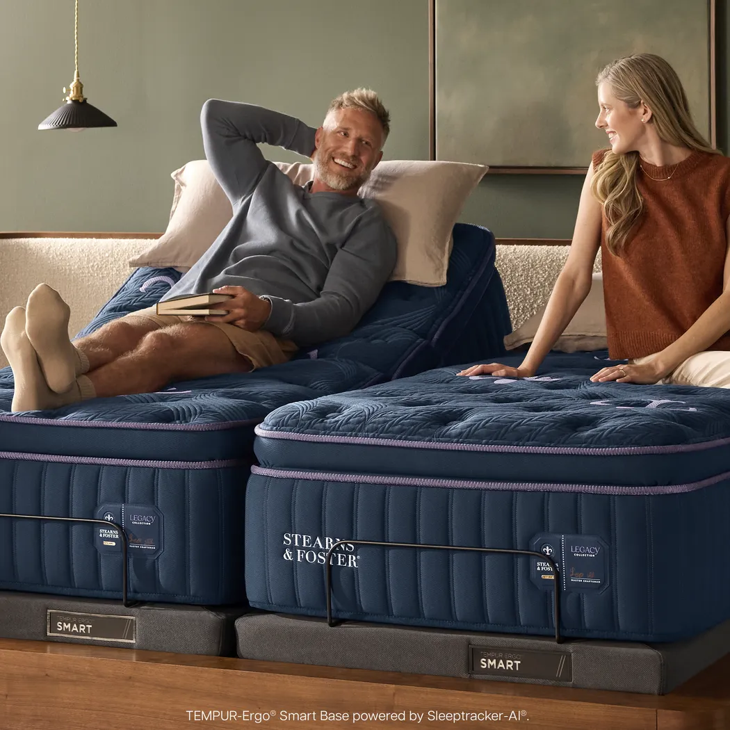 Stearns & Foster Legacy Medium Euro Pillow Top II Twin XL Mattress - Image 4