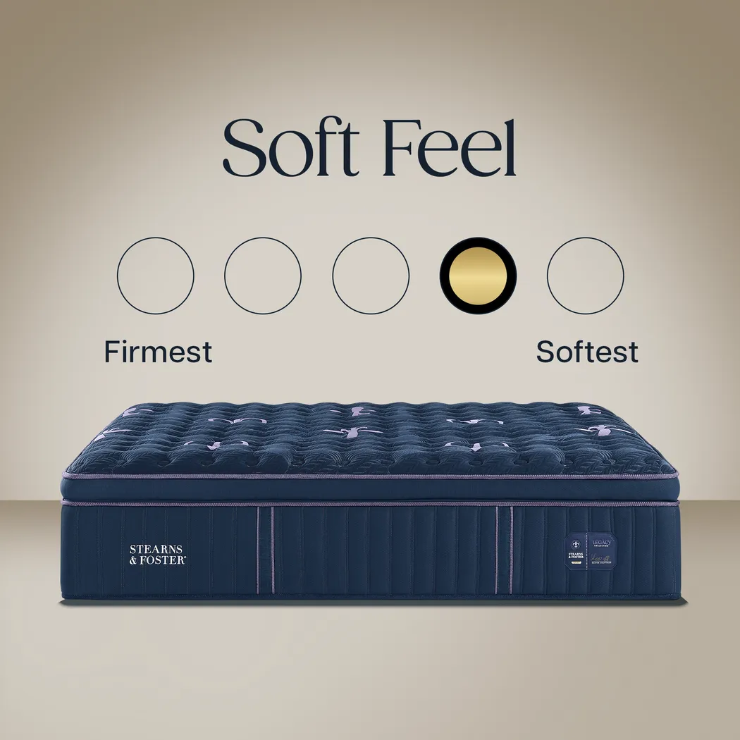 Stearns & Foster Legacy Soft Euro Pillow Top II Queen Mattress - Image 8