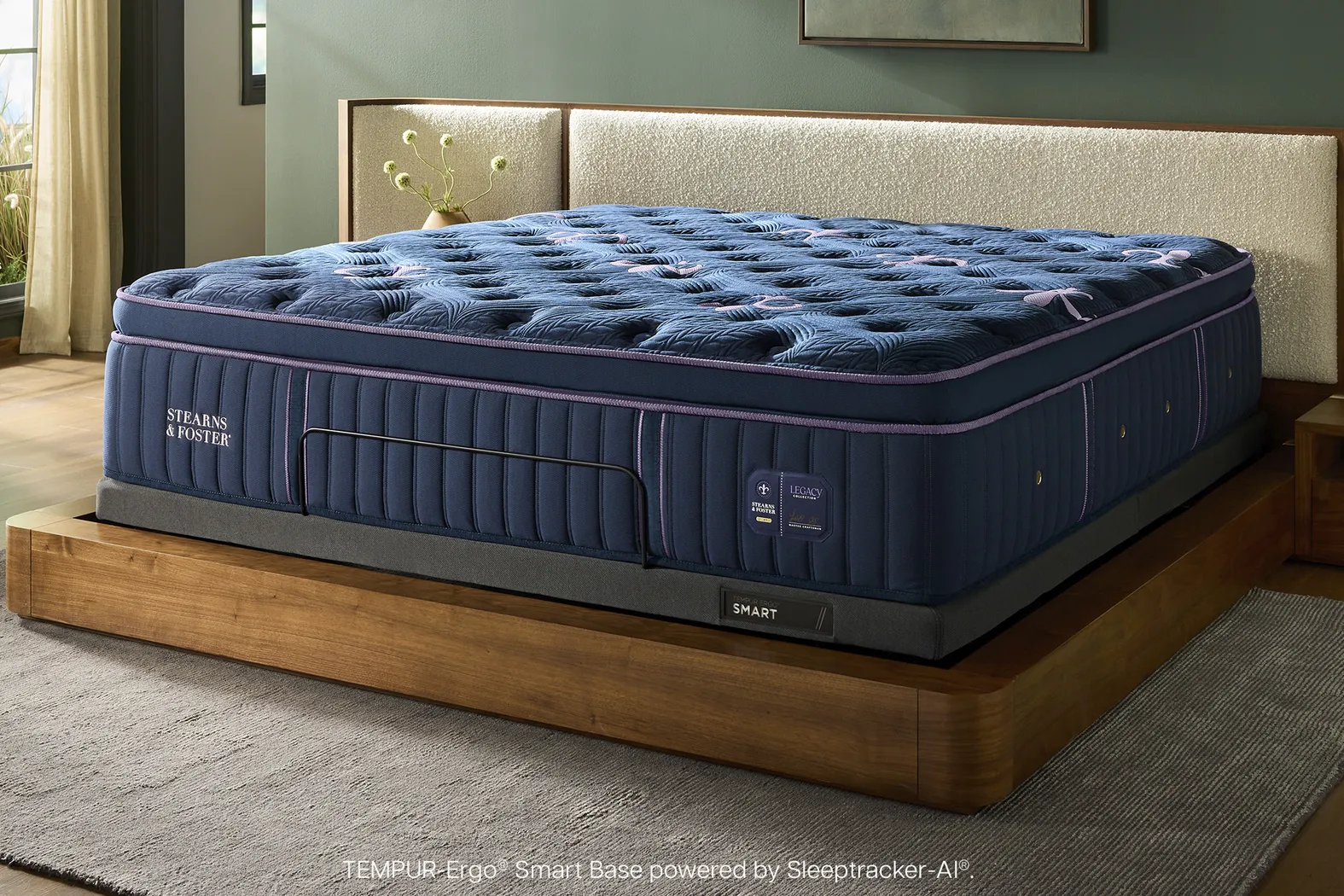 Stearns & Foster Legacy Soft Euro Pillow Top II Queen Mattress - Image 2