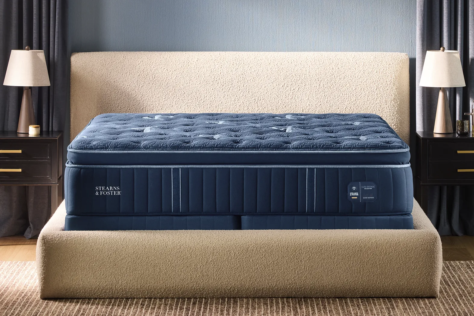 Stearns & Foster Lux Estate Medium Euro Pillow Top II King Mattress - Image 3