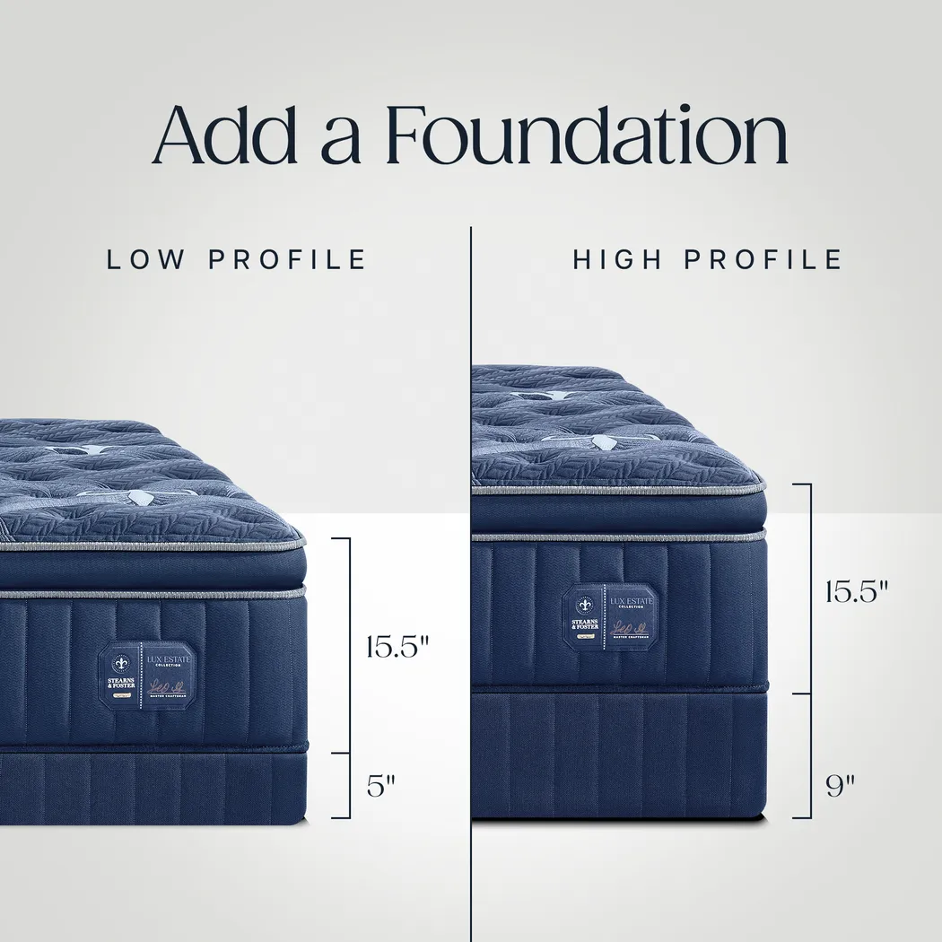 Stearns & Foster Lux Estate Medium Euro Pillow Top II Queen Mattress - Image 9
